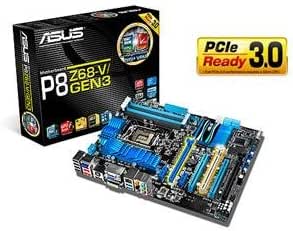 ASUS P8Z68-V/GEN3 LGA 1155 Intel Z68 HDMI SATA 6Gb/s USB 3.0 ATX Intel Motherboard