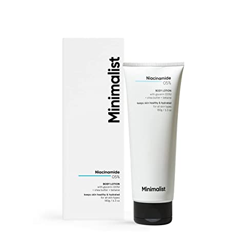 Minimalist Niacinamide 5% Body Lotion | Repairs Skin Barrier | Nourishes With Shea Butter | For Men & women ,180 g