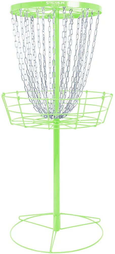 Streamline Discs Lite Disc Golf Basket - Lime