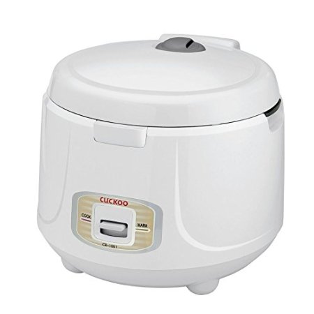 Cuckoo CR-1051 10 Cup Electric Heating Rice Cooker 110V White