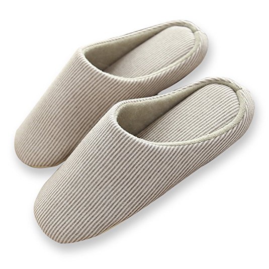 HaloVa Home Slippers, Closed Toe Indoor House Bedroom Footwear Shoes with Non-Slip Sole for Men Boys