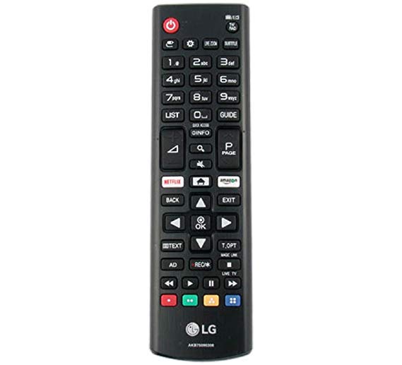 Genuine Remote Control for LG AKB75095308 Ultra HD TV with Netflix Amazon Buttons