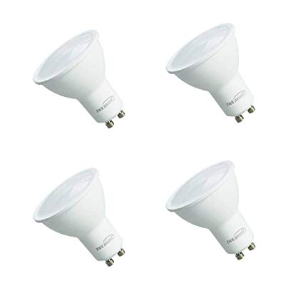 Gu10 led Bulbs, Tanbridge UL Listed Indor and Outdoor LED Flood Light Bulbs, 5W, 50W Equivalent, Gu10 Base, 3000K Warm White 380 lm, 120° Beam Angle, gu10 led, Energy Star (4 Pack)