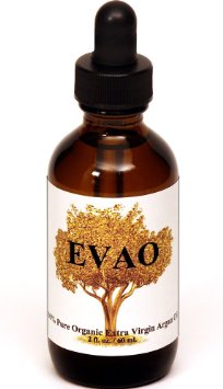 Organic Argan Oil EVAO Flat Iron Curling Thermal Protectant 100% USDA Organic EcoCert Organic Cold Pressed 2 fl. oz. 60 ml. by ISA Professional