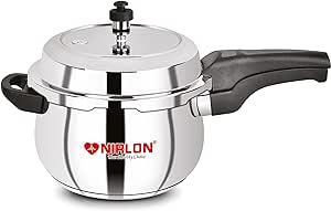 Sandwich Bottom Induction Friendly Outer Lid Stainless Steel Pressure Cooker, 5 Litre