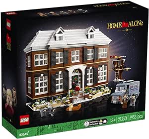 LEGO Ideas Home Alone McCallisters’ House 21330 Building Set for Adults, Movie Collectible Gift Idea with 5 Minifigures