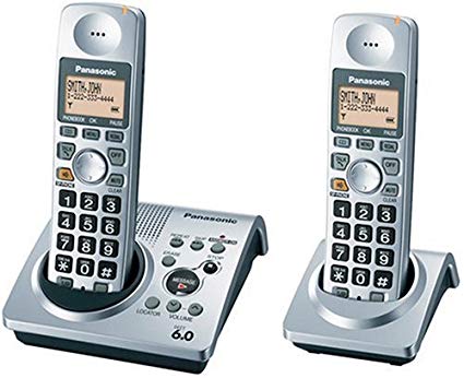 Panasonic DECT 6.0-Series Dual-Handset Cordless Phone System with Answering System (KX-TG1032S)