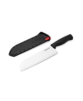 Farberware Santoku Knife with EdgeKeeper Self-Sharpening Sheath 7-Inch