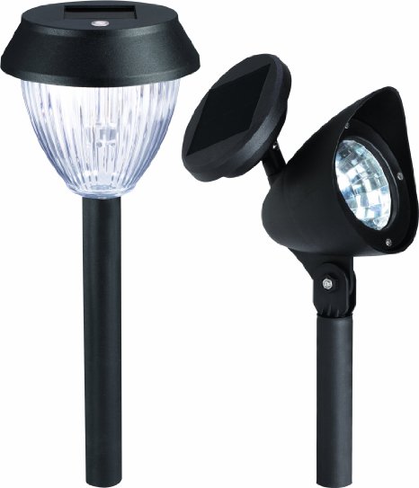 Westinghouse 400079-08 Solar Light Set, Includes 8 Apollo Pathlights and 2 Spotlights