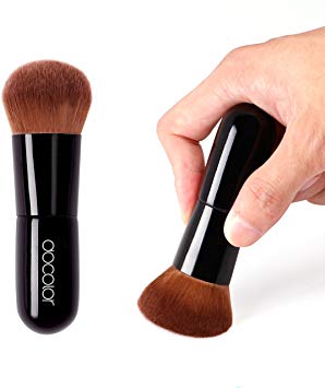 Docolor Kabuki Foundation Face Powder Brush Portable Makeup Cosmetic Tool (Black)