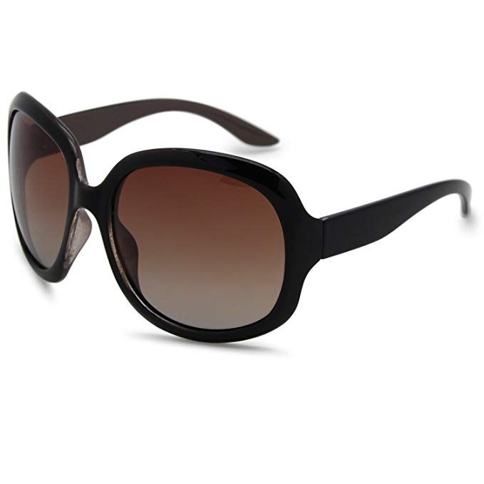 AMZTM Classic Oversized Polarized Women Sunglasses All-match Large Frame Eyewear