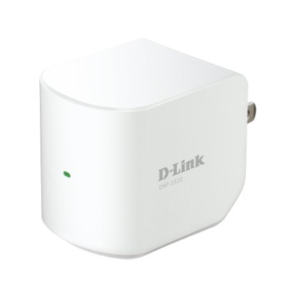 D-Link Wireless N 300 Mbps Compact Wi-Fi Range Extender DAP-1320