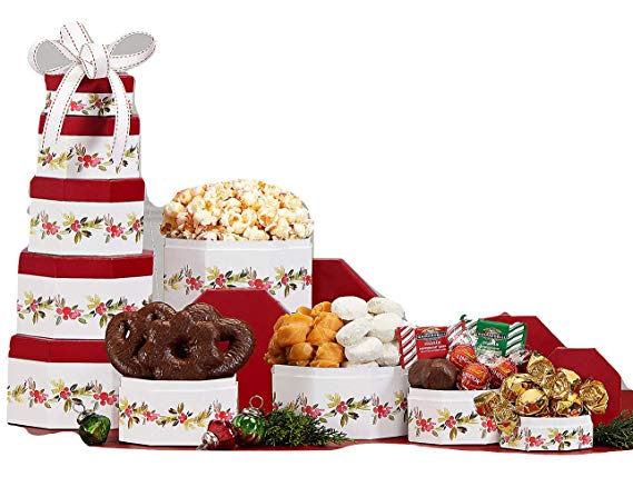 Wine Country Gift Baskets Tis the Season Gourmet Holiday Tower