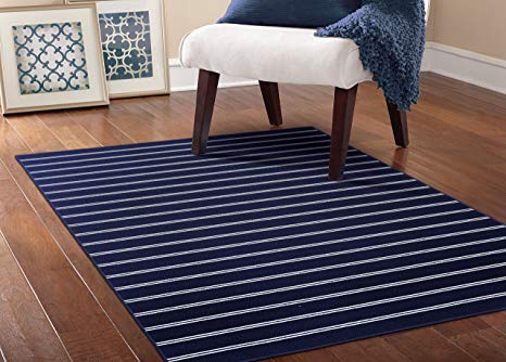 Garland Rug Avery Area Rug, 5 x 7.5, Navy