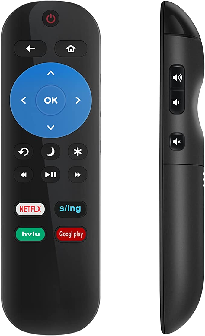 Beyution New Replacement Remote NS-RCRUDCA-18 NS-RCRUDUS-17 NS-RCRUDUS-18 NS-RCRUS-17 NS-RCRUS-18 NS-RCRUS-19 NS-RCRUS-20 fit for Insignia LED Roku TV with 4 Shortcut Keys