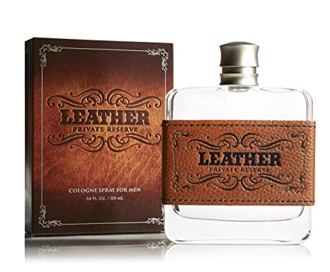 Leather Cologne Spray for Men, 3.4 oz 100 ml - A Masculine, Woody and Earthy Fragrance With Notes of Cedarwood, Sun-worn Leather