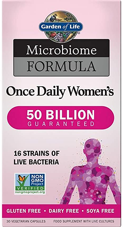 Garden of Life Microbiome Formula Once Daily Women’s, 30 Capsules