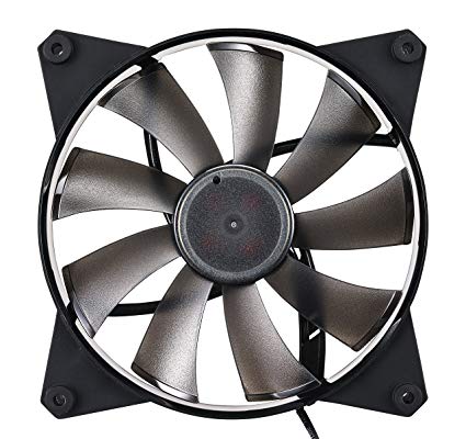 Cooler Master MasterFan Pro 140 Air Flow- 140mm High Air Flow Black Case Fan, Computer Cases CPU Coolers and Radiators