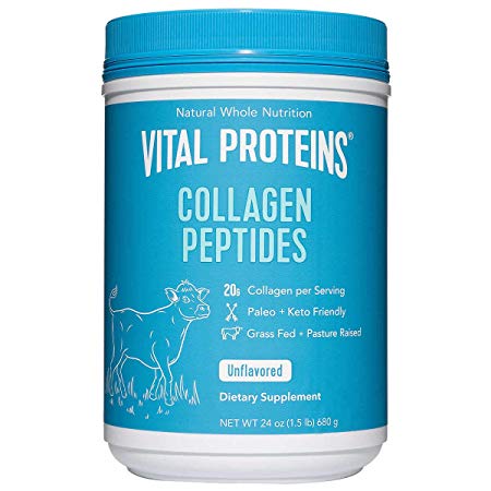 Vital Proteins Collagen Peptides - Pasture Raised, Grass Fed, Paleo Friendly, Gluten Free, Single Ingredient (48 Ounce)