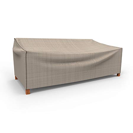 Budge English Garden Outdoor Patio Sofa Cover, Extra Large  (Tan Tweed)