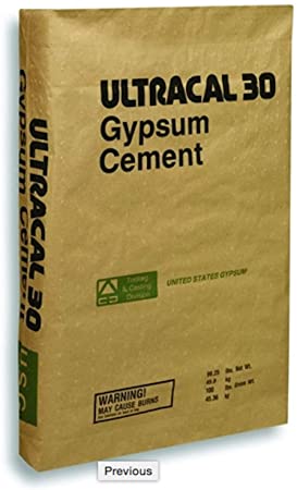 ULTRACAL 30 Gypsum Cement - Plaster - for Mold Making and Casting, Ideal for Latex Molds! Takes Excellent Detail (10 lb)