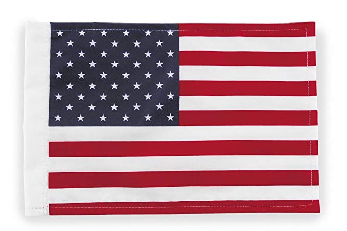 Pro Pad Motorcycle American Flag, 6 by 9-Inch