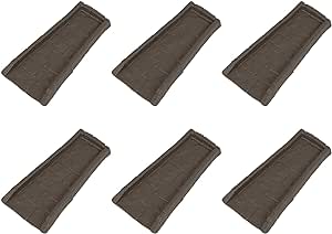 Suncast Easy Assembly Outdoor Decorative Poly Composite Rain Gutter Downspout Splash Block Effective in Any Type of Weather, Java (6 Pack)