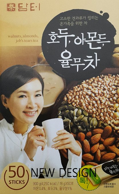 HEALTH TEA Korea Food Walnut Almond Jobs Tears Tea 18g X 50t 5484046160 505004778846300 509844792452264