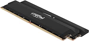 Crucial Pro RAM 32GB Kit (2x16GB) 6000MHz, DDR5 Overclocking Desktop Memory, CP2K16G60C36U5B