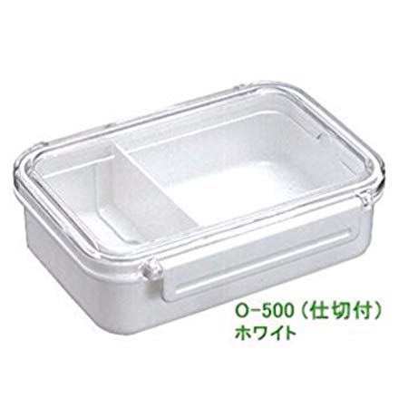 Bento Lunchbox with Moveable Divider -- Holds 490 Ml (Approx. 16.25 Oz), Microwave and Freezer-safe, Leak-proof Seal
