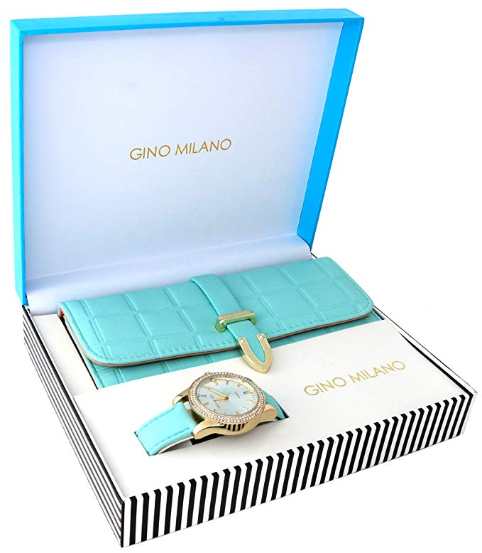 Ladies Wallet Sets with Matching Watch -Mint