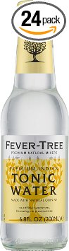 Fever-Tree Premium Indian Tonic Water, 6.8-Ounce Glass Bottles (Pack of 24)