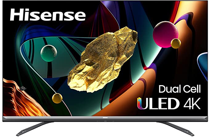 Hisense ULED Dual-Cell Premium 75U9DG Quantum Dot QLED Series 75-Inch Native 120Hz Android Smart TV with Alexa Compatibility