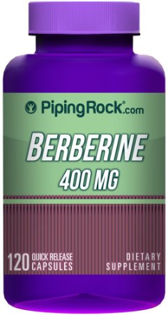 Berberine HCL 400 mg 120 Capsules