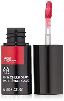 The Body Shop Lip and Cheek Stain, 0.24 Fl Oz - 026 Bright Peony