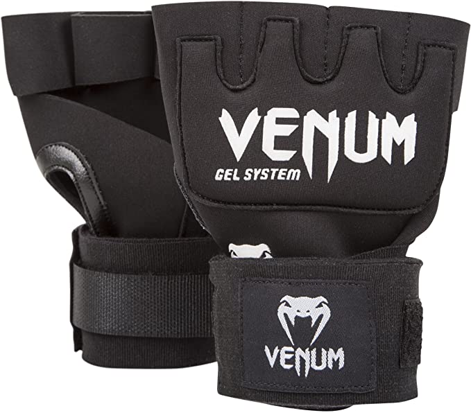 Venum Kontact Gel Glove Wraps, Black