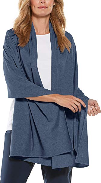 Coolibar UPF 50  Women's Sanibel Everyday Beach Shawl - Sun Protective