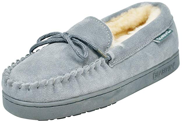 Bearpaw Women's Moc II Women's Sheepskin Moccasins  Slippers