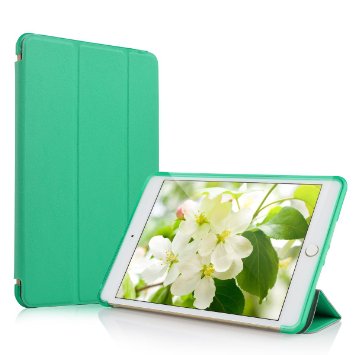iPad Mini Case , iXCC ® iPad Mini /2/3/ Retina Models Smart Cover with [Soft TPU Back] and Built-in Magnet for Auto Sleep / Wake Function - Green