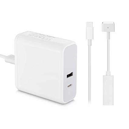 73W USB C Power Adapter Charger with T-Tip Connector Compatible with MacBook Pro Retina 11/12/ 13 inch After Late 2012 and MacBook Air 11-13 inch After Mid 2012