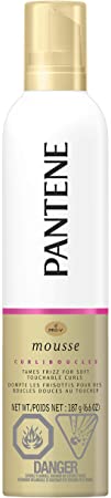 Pantene Pro-V Curl Mousse to Tame Frizz for Soft, Touchable Curls, 187 g