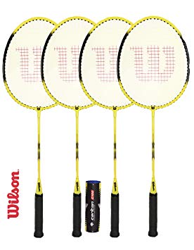 Wilson Fluo Pro Badminton Rackets   Shuttles (Various Options)