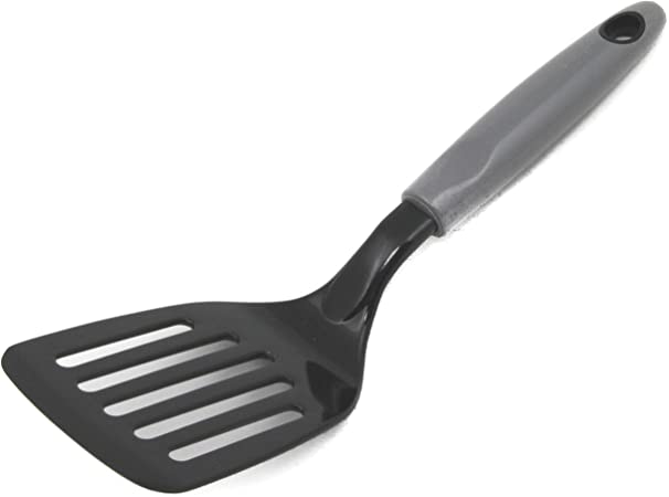 Chef Craft Select Nylon Short Turner/Spatula, 11 inch, Grey