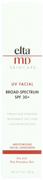 EltaMD UV Facial Broad-Spectrum SPF 30  (3 oz Tube)