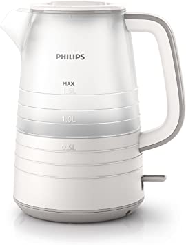 Philips HD9334/22 Daily Collection Kettle, 1.5 Litre, 2200 W, White