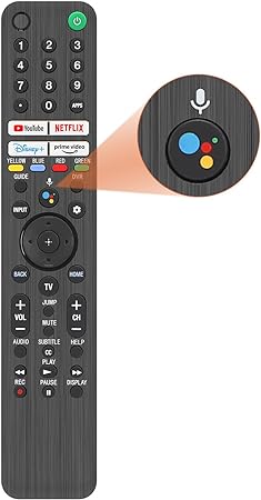 Replacement Sony TV Remote for Sony Smart TVs with Voice Control, Sony BRAVIA XR/XBR/KD Series 4K LED OLED Google/Android TVs. Energy-Saving. 12-Month Full Warranty.