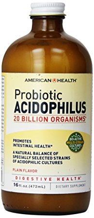 American Health Probiotic Acidophilus, Plain, 16 Ounce