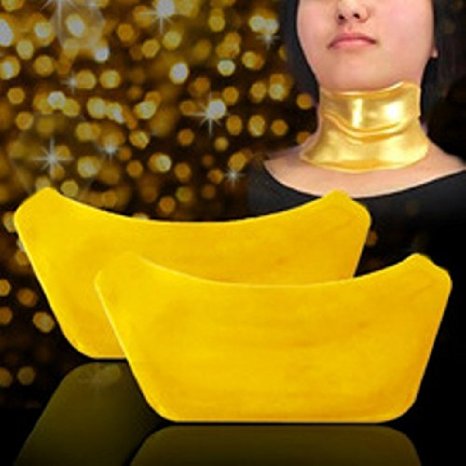 Gold Collagen Moisturizing Neck Lift Masks (4 Pack Set)