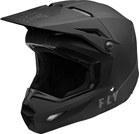 Fly Racing 2023 Adult Kinetic Solid Helmet (Matte Black, XX-Large)
