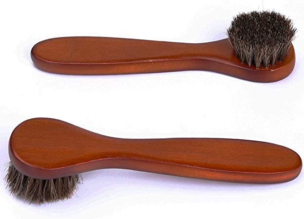 2 Pcs Shoes Polish Brushes Shoes Shine Brushes Shoe Care Clean Daubers Applicators for Boots, Shoes and Other Leather